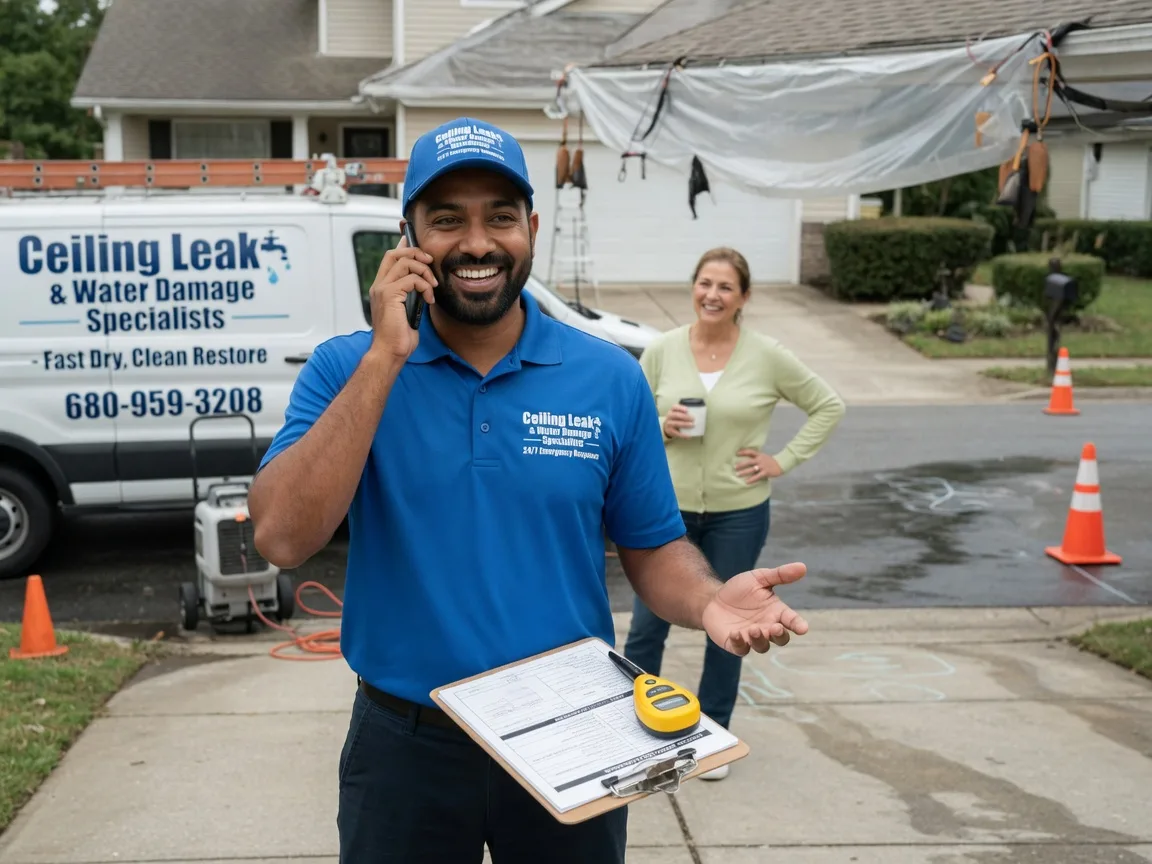 Ceiling Leak Cleanup New Holland, OH FAQs